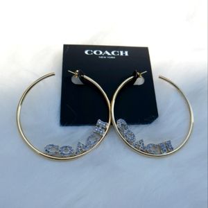 Coach Hoop Earrings